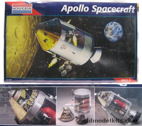 Monogram 1/32 Apollo Spacecraft - Command/Service Cut Away with Interior, 5083 plastic model kit